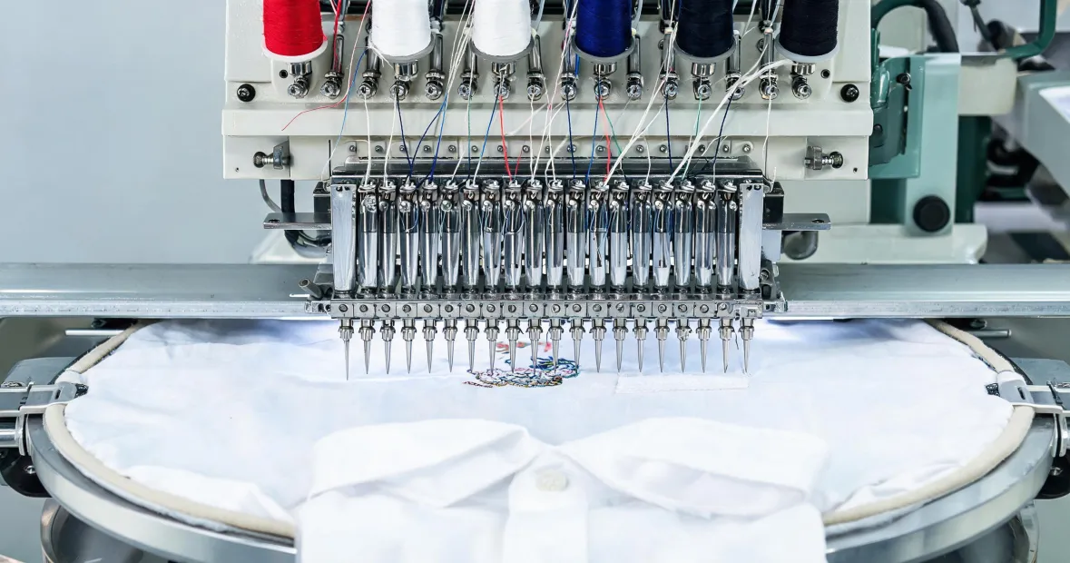 Industrial embroidery article feature