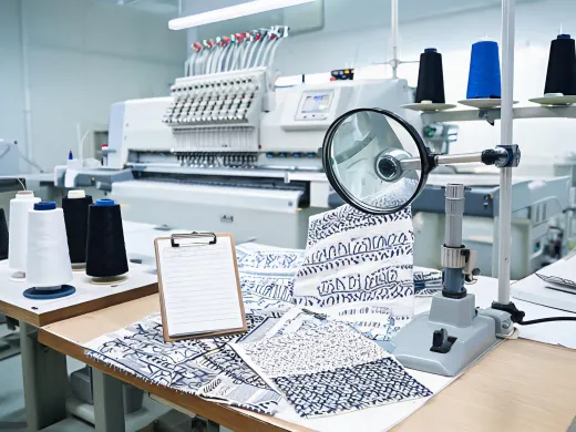 Technical fabric sewing inspection